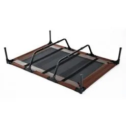 PawHut Lit Sur Pieds XXL Pour Chien Chat Lit De Camp Animal Lit Surélevé Oxford Textilène Micro-perforé Dim. 122L X 92l X 23H Cm Marron Clair - Marron Clair 9 PawHut Lit Sur Pieds XXL Pour Chien Chat Lit De Camp Animal Lit Surélevé Oxford Textilène Micro-perforé Dim. 122L X 92l X 23H Cm Marron Clair - Marron Clair -PawHut Soldes Boutique 14127819 5