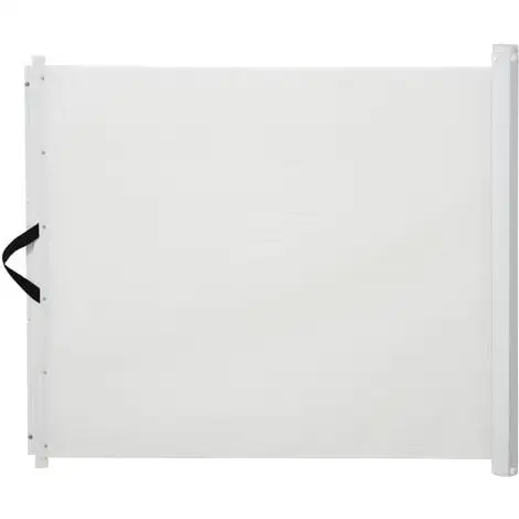PawHut Barrière De Sécurité Barrière Animaux Rétractable Automatique 1,15L X 0,83H M Teslin Métal Blanc - Blanc 1 PawHut Barrière De Sécurité Barrière Animaux Rétractable Automatique 1,15L X 0,83H M Teslin Métal Blanc - Blanc