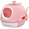 PawHut Maison De Toilette Portable Pour Chat Tiroir à Litière Coulissant Porte Battante Lucarne + Pelle Fournis Dim. 47L X 55l X 44H Cm Rose - Rose 11 PawHut Maison De Toilette Portable Pour Chat Tiroir à Litière Coulissant Porte Battante Lucarne + Pelle Fournis Dim. 47L X 55l X 44H Cm Rose - Rose -PawHut Soldes Boutique 25008011 1