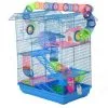 PawHut Cage Pour Hamster Souris Petit Animaux Rongeur Avec Tunnel Mangeoire Roue Jouet 47 X 30 X 59 Cm Cm Bleu - Bleu 10 PawHut Cage Pour Hamster Souris Petit Animaux Rongeur Avec Tunnel Mangeoire Roue Jouet 47 X 30 X 59 Cm Cm Bleu - Bleu -PawHut Soldes Boutique 25009455 1