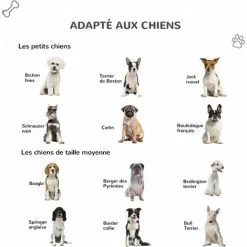 PawHut Niche Chien Style Cottage Dim. 91L X 69l X 66H Cm Petite Porte Grillagée + Grande Porte Latérale Verrouillable PP Blanc Gris Noir -PawHut Soldes Boutique 34757572 5