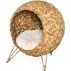 PawHut Panier Chat Lit Chat Cosy Grand Confort Dim. Ø 52 X 58H Cm Coussin Moelleux Inclus Jacinthe D'eau -PawHut Soldes Boutique 37948948 1