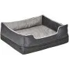 PawHut Lit Pour Animaux De Compagnie Panier Pour Chien Orthopédique Mousse à Mémoire De Forme Avec Housse Lavable Amovible Gris -PawHut Soldes Boutique 42169146 1