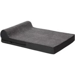 PawHut Panier Chien Lit Pour Animaux Canapé Chien Chat Coussin Amovible Lavable Velours Côtelé Mousse à Mémoire De Forme Gris - Gris