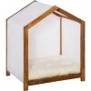 PawHut Niche D'intérieur Pour Chien En Bois Et Tissu Style Cabane Scandinave Avec Coussin Moelleux - Marron 11 PawHut Niche D'intérieur Pour Chien En Bois Et Tissu Style Cabane Scandinave Avec Coussin Moelleux - Marron -PawHut Soldes Boutique 56481254 1