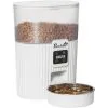 PawHut Distributeur De Nourriture Chat Chien - Distributeur De Croquettes Automatique Programmable - Gamelle Incluse - Acier Inox. ABS Blanc - Blanc 11 PawHut Distributeur De Nourriture Chat Chien - Distributeur De Croquettes Automatique Programmable - Gamelle Incluse - Acier Inox. ABS Blanc - Blanc -PawHut Soldes Boutique 58393149 1