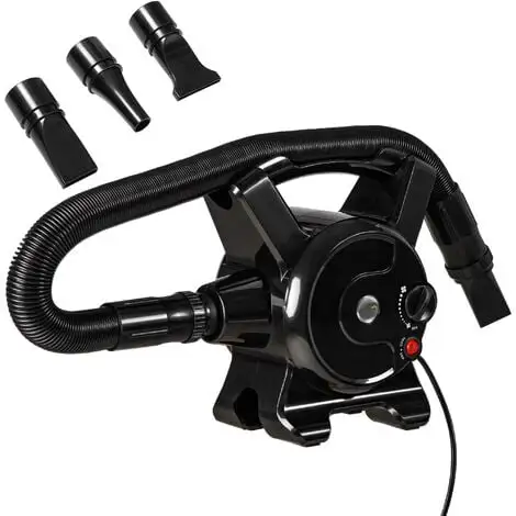 PawHut Séchoir Sèche-poils Toilettage Pour Chien Chat Animaux 2400 W - Température Vitesse Réglable - 3 Embouts - Noir - Noir 1 PawHut Séchoir Sèche-poils Toilettage Pour Chien Chat Animaux 2400 W - Température Vitesse Réglable - 3 Embouts - Noir - Noir