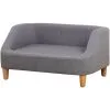 PawHut Canapé Chien Lit Pour Chien Design Scandinave Déhoussable Dim. 75L X 55l X 39H Cm Pieds Bois Tissu Polyester Gris - Gris
