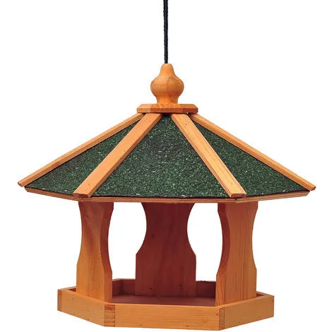 PawHut Mangeoire Suspendue Nichoir à Oiseau Pour Extérieur En Bois 40 X 40 X 35 Cm 1 PawHut Mangeoire Suspendue Nichoir à Oiseau Pour Extérieur En Bois 40 X 40 X 35 Cm