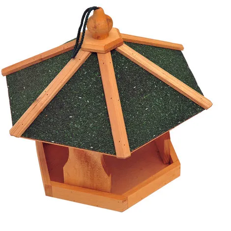 PawHut Mangeoire Suspendue Nichoir à Oiseau Pour Extérieur En Bois 40 X 40 X 35 Cm 3 PawHut Mangeoire Suspendue Nichoir à Oiseau Pour Extérieur En Bois 40 X 40 X 35 Cm – Image 3